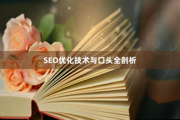 SEO优化技术与口头全剖析